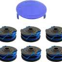KST 120X-06 Replacement SpoolCompatible Kobalt Weed Eaterfor Kobalt KST 120X Trimmer Spool,for Kobalt Weed Eater String (6 Spools+1 Caps)