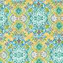 LVTXIII Outdoor Chair Cushions, Water Repellent Patio Furniture Cushions Outdoor Square Chair Pads with Ties for Dining Chairs and Garden Furniture Decoration, 18.5"x16"x2" Set of 4, Damask Green