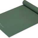 Gaiam Yoga Mat - Premium Solid Thick Non Slip Exercise & Fitness Mat for All Types of Yoga, Pilates & Floor Workouts