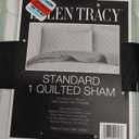 Ellen Tracy™ Stripe Single King Quilted Sham - Green