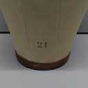 21''-24''Inch Wig Head Cork Canvas Block Head Mannequin Head With Stand for Making Wigs (22 inch, Brown)