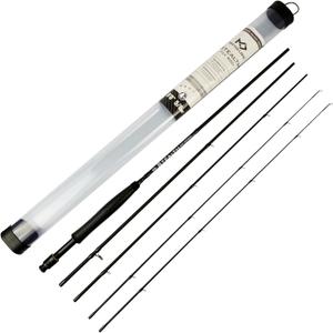 MASTER LOGIC Stealth Fly Fishing Rods 4 Pieces Medium-Fast Action Lightweight Fly Rod