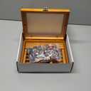 Anxiety Bookshelf 300pcs Mini Books Mini Bookshelf Ornament Miniature Bookshelf Decor Shake Bookshelf Miniature Book Library for Book Lovers Home Room Office Decor (NATURAL COLOR)