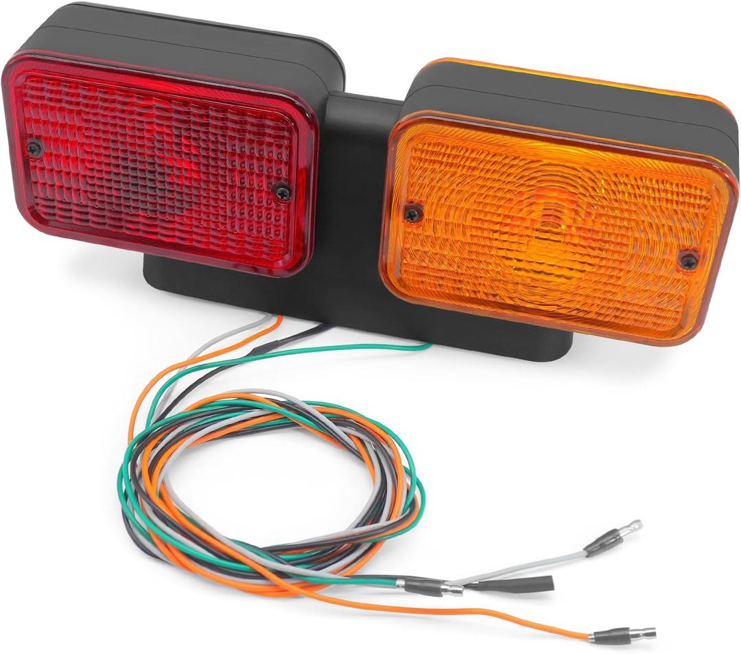 Left Rear Tail Light for John Deere 1025R, Tractor LH Accessory Compatible with JD 1023E 1026R 2025R 2032R 3025D 3032E 4066R 5075E, Waterproof Taillights Brake Turn Stop Warning Parts LVA18272