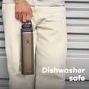 Hydro Flask Lightweight Wide Flex Chug Cap - Insulated Stainless Steel Water Bottle 16 Oz Obsidian