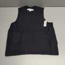 Amazon Essentials Women's Boucle Sweater Tank Top (Previously Daily Ritual), Black, Small