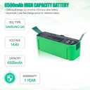 Batryuic 6500mAh 14.4V Battery Compatible for iRobot Roomba 500 600 700 800 900 Series Robot Vacuum Battery