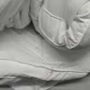 Mattress Topper King for Back Pain, Extra Thick Mattress Pad Cover, Plush Pillow Top, Deep Elastic Pocket, White