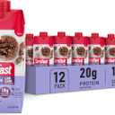 SlimFast Protein Shake, Chocolate- 20g Protein, Meal Replacement Shake Ready to Drink, High Protein with Low Carb and Low Sugar, 24 Vitamins and Minerals, 12 Count (Pack of 1) (Packaging May Vary)