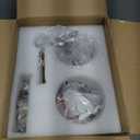 Mid Century Bathroom Wall Sconce: Modern Indoor Milk Glass Vanity Sconces, 1 Pack