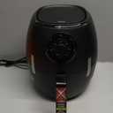 CHEFMAN Small Air Fryer Healthy Cooking, 3.6 Qt, Nonstick, User Friendly and Dual Control Temperature, w/ 60 Minute Timer & Auto Shutoff, Dishwasher Safe Basket, Matte Black, Cookbook Included