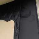 FREESOO Black Red Car Seat Covers Full Set - Faux Nappa Leather Seat Covers for Cars, Breathable Waterproof Front Seats with Lumbar Support and Rear Seat Cover, Fit for Automotive Sedans SUVs Pickups