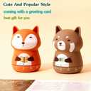 Mechanical Kitchen Timer, Cute Animal Wind Up 60 Minutes Manual Countdown for Kids, Classroom, Home, Study and Cooking (Orange Fox)