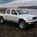 Window Visor Compatible with 2001-2004 Toyota Tacoma Crew Cab, Slim Style Acrylic Smoke Tinted 4PCS Sun Rain Shade Guard Wind Vent Air Deflector by IKON MOTORSPORTS, 2002 2003 2004