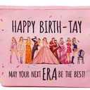 Music Lover Gifts for Women, Album Inspired Gift, Song Lovers Gift, Birthday Gifts for Mum Daughter Sister Friend BFF Girls, Singer's Merchandise, Travel Toiletry Makeup Organizer Zipper Pouch