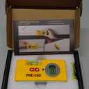 PREXISO 2-in-1 Line Laser Level - Mini Torpedo Level with Light, 3-3/4 inch Rotatable Magnetic Pocket Level & 30Ft Laser Line Leveler Tool for Hanging Picture, Wall Marking Painting, Home Renovation