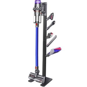 Storage-Stand-Docking-Station-Holder Compatible with V15 Detect V11 V10 V8 V7 V6 Cordless Vacuum Cleaners & Accessories, Stable Metal Bracket Organizer Rack, Brushed Black