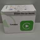 Single DIN Car Stereo Radio with Wireless Apple CarPlay & Android Auto, 6.8" IPS 1280x600 Touchscreen, Car Bluetooth 5.2, FM Radio, Backup Camera, Dual USB, EQ Audio, 180W Subwoofer Car Audio Receiver