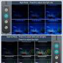 Pawfly 3 W Aquarium LED Light 7.5 Inch Underwater Fish Tank Light with Full Spectrum IP68 Waterproof White Blue Red Lights with Daytime & Night Mode Timer Auto On/Off and Adjustable Brightness (Basic (Timing Function))