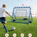 VEVOR Soccer Baseball Rebounder Net, Quick-Switch Angle Soccer Softball Rebounder for Control, Passing Practice, Premium Lacrosse Rebounder Net, Easy Setup Soccer Training Equipment for Teens&Adults, 5x4FT