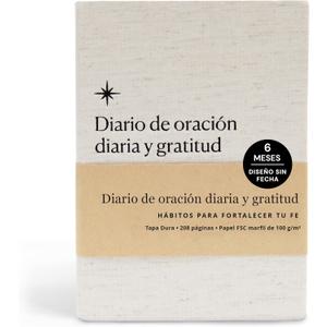 Diario Cristiano Para Mujeres y Hombres, Diario de Gratitud Cristiano, Diario de Agradecimiento Aristiano, Diario de Oracin, Libro de Oraciones Catlicas en Espaol, Libros Cristianos Para Mujeres, Regalos Cristianos en Espaol, Regalos Cristianos Para Mujer
