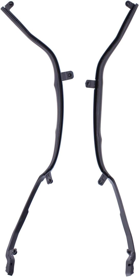 ApplianPar Pack of 2 Front Left and Right Edge of Rear Door Weatherstrip Seal for Explorer 2011 2012 2013 2014 2015 2016 2017 2018 2019