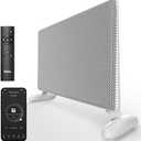 Ballu Mica Infrared Space Heater Indoor Use,1500W Electric Panel Heater with Program Thermostat,Wifi App Control,Portable Stand Wall Mount Room Heater for Large Room Energy Efficient,Work with Alexa