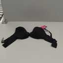 Maidenform Womens Underwire Bra, Barely There No-Show Bra, Full Coverage, Adjustable & Convertible Straps (38D, Black)