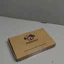 PHOEPET No Pull Dog Harness Medium Reflective Front Clip Vest with Handle,Adjustable 2 Metal Rings 3 Buckles,[Easy to Put on & Take Off](M, Orange)