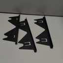 Stainless Steel Stove Gap Covers (2PCS), Stove Gap Filler for Kitchen Oven Counter Side Gap, Range Trim Kit, Easy Clean and Heat Resistant, Adjustable Length 13.8" to 27.5" 1