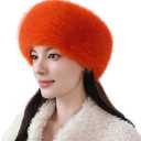 Dikoaina Womens Faux Fur Headband Winter Earwarmer Earmuff Ski