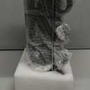 LAUCHUH Coffee Mug Set, Porcelain Stackable Coffee Mugs with Rack,15 oz Cappuccino Cups for Tea, Cocoa, Milk, Latte, Thanksgiving, Christmas, Set of 4, Matte Black