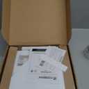 Forbena Corner White Floating Book Shelves for Wall Set of 4, Wood Nursery Corner Bookshelf for Kids Bedroom, Large Modern Round Wall Bookshelves for Living Room Decor, Indoor Plants, Bathroom (12" Depth)