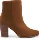 DREAM PAIRS Women's Ankle Boots Chunky Block Heel Booties (8)