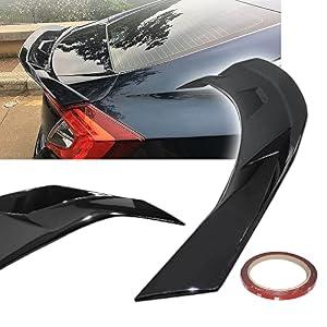 Rear Spoiler Compatible with Honda Civic Trunk Spoiler Wing Glossy Black HIGHKICK Duckbill Trunk Spoiler Wing 2022 2023 2024 2025