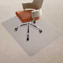 BesWin Chair Mat for Carpets, Clear Office Chair Mat for Carpeted Floors, Carpet Protector Mat for Office Chair for Low Pile Carpet, BPA and Phthalate Free(30" x 47" Rectangle) (47"x30"Rectangle)