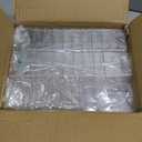 Zezzxu 50 Pack 5 oz Mini Square Dessert Cups with Lids and Spoons, Clear Plastic Parfait Cups Small Shooter Cups for Appetizer Puddings Mousse Ice Cream Fruit