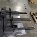 SPECRAFT Heavy-Duty 6-Tine Clamp on Pallet Forks for Tractor Forks Over 60”, 4000 lbs Capacity for Tractor Loader Skid Steer, Double Nut Construction, to Clean Debris, or Yard Waste, Black