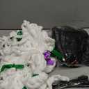 OCATO 200" Halloween Spider Web + 59" Giant Spider Decorations, Fake Spiders with Triangular Huge Spider Web, Indoor/Outdoor/Halloween Decorations/Yard/Home/Costumes Parties/Haunted House Decor, Black