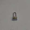 Master Lock 1KALJ Outdoor Padlock with Key, 1 Pack, Silver