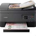 Canon PIXMA TR7020a All-in-One Wireless Color Inkjet Printer, with Duplex Printing, Mobile Printing, and Auto Document Feeder, Black, Works with Alexa
