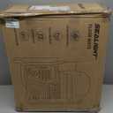 2020-2024 Tesla Model Y Floor Mats 5 Seater Full Set Made by SEALIGHT, All Weather Protection, Custom Fit, TPE, 3D Scanning Design, Non-Slip, Waterproof, Easy to Clean, Install, Remove