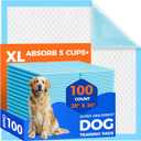 Dog Pee Pads Extra Large 28"x34" - 100 Pack Super Absorbent XLarge Puppy Pads 100 Count Leak-Proof Disposable XL Pet Potty Training Pads for Dogs, Puppies, Doggy