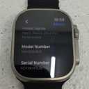 Apple Watch Ultra [GPS + Cellular 49mm] Titanium Case with Midnight Ocean Band, One Size (Premium)