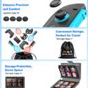 Switch 2 Sports Accessories Bundle 22 in 1 Family Party Kit for Nintendo Switch 2 Only, with Tennis Rackets, Steering Wheels, Wrist Straps, Grips, Joystick Caps, Card Case & Storage Bag