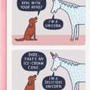 Hallmark Shoebox Funny Birthday Card (Delicious Unicorn)