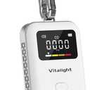 Carbon Monoxide Detector,Mini CO Detector for Travel, Air Quality Monitor,Stylish and Lightweight CO Monitor for Home Indoor/Outdoor