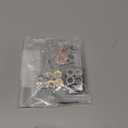 Suotarn 8 Pairs Ear Gauges For Women Black Internally Flare Earrings Plugs Gauges For Ear Stainless Steel Plug Tunnel Piercing Stretcher Kit 00g 0g-5/8'' inch