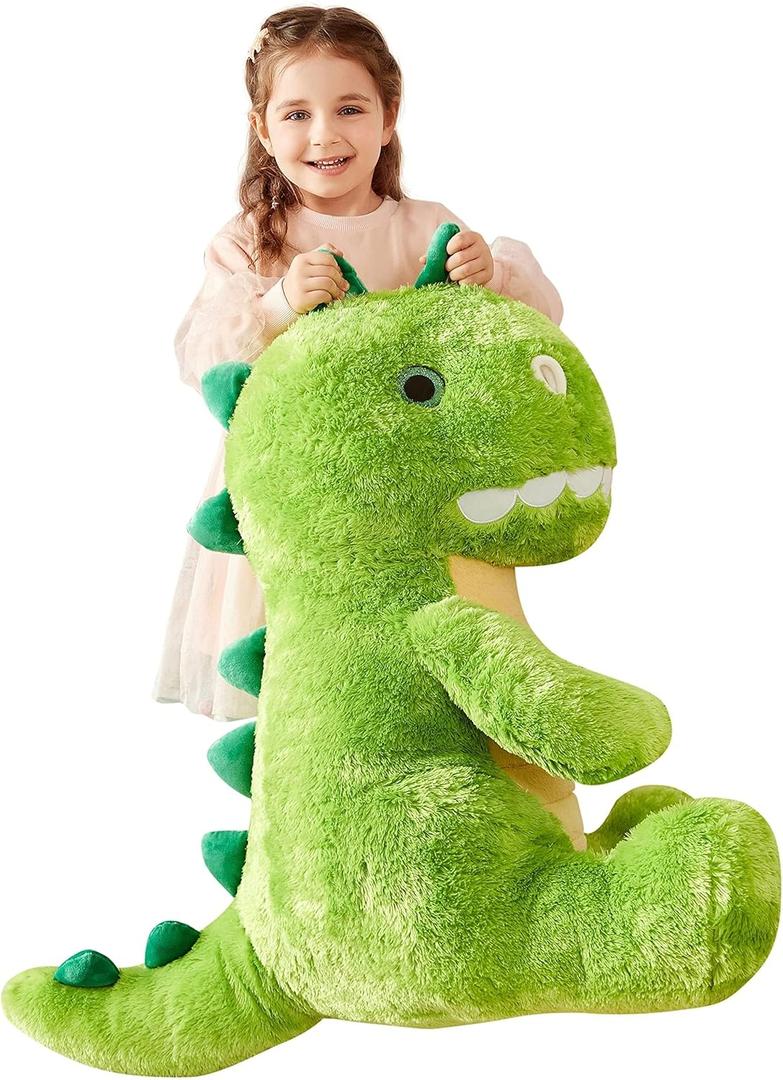 IKASA Large Dinosaur Stuffed Animal Plush Toy, Giant T-Rex Cute 23" Jumbo Soft Toys, Huge Big Size Fluffy Plushy Fat Plushie, Gifts for Kids