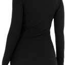 Fruit of The Loom Women's Micro Waffle Thermal V-Neck, XL